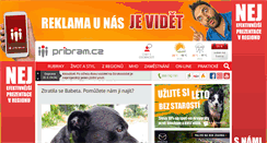 Desktop Screenshot of pribram.cz