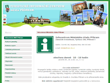 Tablet Screenshot of infocentrum.pribram.eu